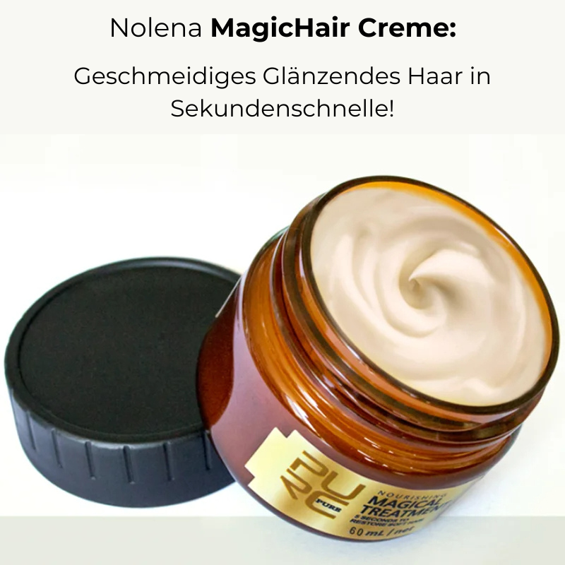 Nolena - MagicHair Creme: Seidenglattes, geschmeidiges und glänzendes Haar in Sekundenschnelle!